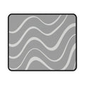 Wavy Gray Non-Slip Gaming Mouse Pad — Smooth Control Surface for Gamers & Home Offices
